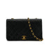 CHANEL VINTAGE FULL FLAP CHAIN SHOULDER BAG BLACK LAMB SKIN 90308981 - PURPOSE