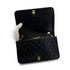 CHANEL VINTAGE FULL FLAP CHAIN SHOULDER BAG BLACK LAMB SKIN 90308981 - PURPOSE
