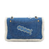 CHANEL EGYPT LINE CHAIN SHOULDER BAG BLUE DENIM MOUTON 90308984 - PURPOSE