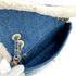 CHANEL EGYPT LINE CHAIN SHOULDER BAG BLUE DENIM MOUTON 90308984 - PURPOSE