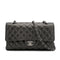 CHANEL CLASSIC FLAP MEDIUM CHAIN SHOULDER BAG METALLIC GRAY LAMB SKIN 90308986 - PURPOSE