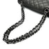 CHANEL CLASSIC FLAP MEDIUM CHAIN SHOULDER BAG METALLIC GRAY LAMB SKIN 90308986 - PURPOSE