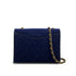 CHANEL VINTAGE COCOMARK MATELASSE CHAIN SHOULDER BAG NAVY SATIN LEATHER 90308987 - PURPOSE