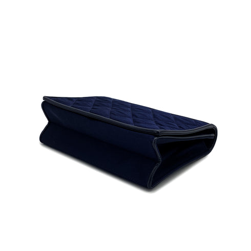 CHANEL VINTAGE COCOMARK MATELASSE CHAIN SHOULDER BAG NAVY SATIN LEATHER 90308987 - PURPOSE