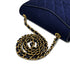 CHANEL VINTAGE COCOMARK MATELASSE CHAIN SHOULDER BAG NAVY SATIN LEATHER 90308987 - PURPOSE