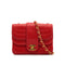 CHANEL VINTAGE MADEMOISELLE CHAIN SHOULDER BAG RED LAMB SKIN 90308988 - PURPOSE