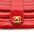 CHANEL VINTAGE MADEMOISELLE CHAIN SHOULDER BAG RED LAMB SKIN 90308988 - PURPOSE
