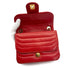 CHANEL VINTAGE MADEMOISELLE CHAIN SHOULDER BAG RED LAMB SKIN 90308988 - PURPOSE