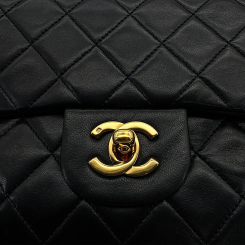 CHANEL VINTAGE CLASSIC FLAP SMALL CHAIN SHOULDER BAG BLACK LAMB SKIN 90308989 - PURPOSE