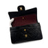 CHANEL VINTAGE CLASSIC FLAP SMALL CHAIN SHOULDER BAG BLACK LAMB SKIN 90308989 - PURPOSE