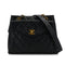 CHANEL VINTAGE MATELLASSE TURN LOCK CHAIN TOTE BAG BLACK CAVIAR SKIN 90308991 - PURPOSE
