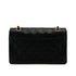 CHANEL VINTAGE MATELASSE CHAIN SHOULDER BAG BLACK LAMB SKIN 90308992 - PURPOSE