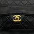 CHANEL VINTAGE MATELASSE CHAIN SHOULDER BAG BLACK LAMB SKIN 90308992 - PURPOSE