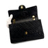 CHANEL VINTAGE MATELASSE CHAIN SHOULDER BAG BLACK LAMB SKIN 90308992 - PURPOSE