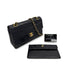 CHANEL VINTAGE MATELASSE CHAIN SHOULDER BAG BLACK LAMB SKIN 90308992 - PURPOSE