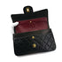 CHANEL VINTAGE CLASSIC FLAP SMALL CHAIN SHOULDER BAG BLACK LAMB SKIN 90308995 - PURPOSE