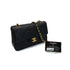 CHANEL VINTAGE CLASSIC FLAP SMALL CHAIN SHOULDER BAG BLACK LAMB SKIN 90308995 - PURPOSE