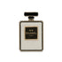 CHANEL N°5 PERFUME BOTTLE CLUTCH CHAIN SHOULDER BAG BLACK WHITE PLASTIC LEATHER 90308996