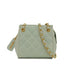 CHANEL MINI MATELASSE CHAIN SHOULDER BAG LIGHT GREEN LAMB SKIN 90308997 - PURPOSE