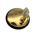 CHANEL VINTAGE EARRINGS ROUND COCOMARK GOLD BLACK ACCESSORY 90309002 - PURPOSE