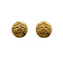 CHANEL VINTAGE EARRINGS ROUND COCOMARK GOLD 28 ACCESSORY 90309007 - PURPOSE