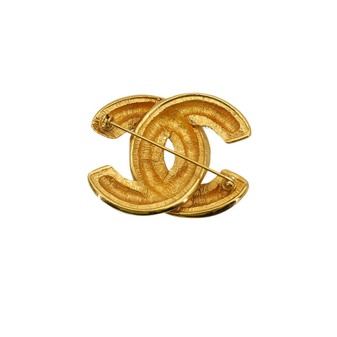 CHANEL VINTAGE MATELASSE COCOMARK BROOCH GOLD ACCESSORY 90309008 - PURPOSE