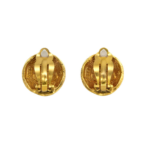 CHANEL VINTAGE EARRINGS ROUND COCOMARK GOLD 29 ACCESSORY 90309009 - PURPOSE