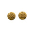 CHANEL VINTAGE EARRINGS ROUND COCOMARK GOLD 28 ACCESSORY 90309012 - PURPOSE