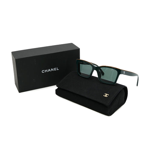 CHANEL SUNGLASSES COCOMARK GREEN EYEWEAR 90309021 - PURPOSE