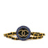 CHANEL VINTAGE CHAIN BELT LEATHER COCOMARK RHINESTONE ACCESSORY 95P 90309113 - PURPOSE