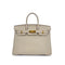 HERMES BIRKIN 25 BETON TOGO HAND BAG U GHW 90309136
