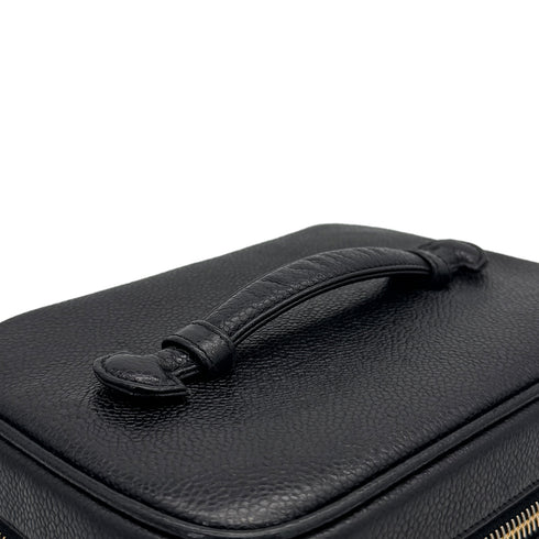 CHANEL VINTAGE VANITY HAND BAG BLACK CAVIAR SKIN 90309158 - PURPOSE