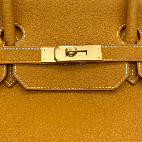 HERMES BIRKIN 40 NATURAL SABLE TOGO HAND BAG □E GOLD HARDWARE 90309161 - PURPOSE