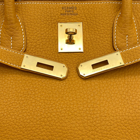 HERMES BIRKIN 40 NATURAL SABLE TOGO HAND BAG □E GOLD HARDWARE 90309161 - PURPOSE