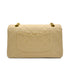 CHANEL VINTAGE CLASSIC FLAP MEDIUM CHAIN SHOULDER BAG BEIGE LAMB SKIN 90309168 - PURPOSE