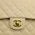 CHANEL VINTAGE CLASSIC FLAP MEDIUM CHAIN SHOULDER BAG BEIGE LAMB SKIN 90309168 - PURPOSE