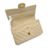 CHANEL VINTAGE CLASSIC FLAP MEDIUM CHAIN SHOULDER BAG BEIGE LAMB SKIN 90309168 - PURPOSE