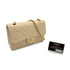 CHANEL VINTAGE CLASSIC FLAP MEDIUM CHAIN SHOULDER BAG BEIGE LAMB SKIN 90309168 - PURPOSE