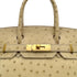 HERMES BIRKIN 30 BLANCCASSE OSTRICH HAND BAG □J GOLD HARDWARE 90309169 - PURPOSE