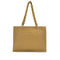 CHANEL VINTAGE BIG COCO CHAIN TOTE BAG BEIGE LEATHER 90309170 - PURPOSE