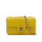 CHANEL TURN LOCK CHAIN SHOULDER BAG YELLOW PYTHON 90309173 - PURPOSE