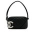 CHANEL VINTAGE CAMBON LIGNE ACCESSORY POACH HAND BAG BLACK LEATHER 90309174 - PURPOSE