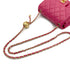 CHANEL MINI MATELASSE CHAIN SHOULDER BAG PINK LAMB SKIN 90309176 - PURPOSE