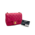 CHANEL MINI MATELASSE CHAIN SHOULDER BAG PINK LAMB SKIN 90309176 - PURPOSE