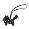 HERMES BAG CHARM RODEO ROBEO ROCK PM BLACK AGNEAU MILO K 90309183 - PURPOSE