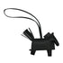 HERMES BAG CHARM RODEO ROBEO ROCK PM BLACK AGNEAU MILO K 90309183 - PURPOSE