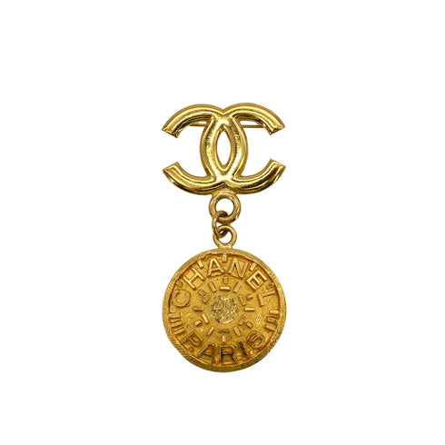 CHANEL VINTAGE COCOMARK BROOCH GOLD ACCESSORY 95A 90309184 - PURPOSE
