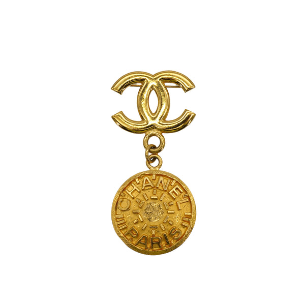 CHANEL VINTAGE COCOMARK BROOCH GOLD ACCESSORY 95A 90309184 - PURPOSE