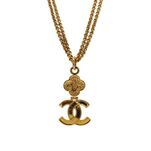 CHANEL VINTAGE LONG NECKLACE COCOMARK ACCESSORY 95A 90309189 - PURPOSE