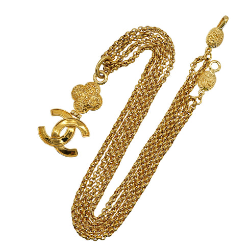 CHANEL VINTAGE LONG NECKLACE COCOMARK ACCESSORY 95A 90309189 - PURPOSE